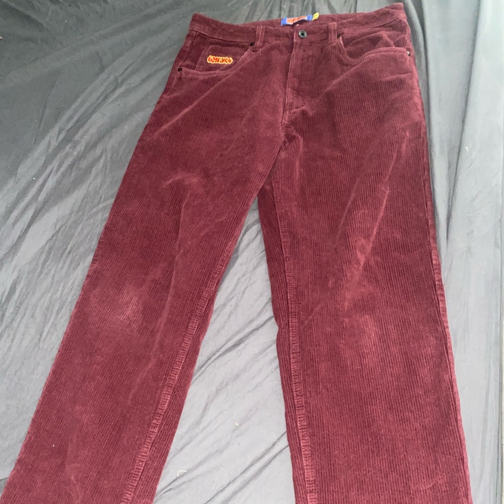 Burgundy Corduroy Pants